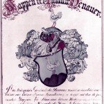 Burg Falkenstein in Flintsbach beschädigt Wappen Henauer