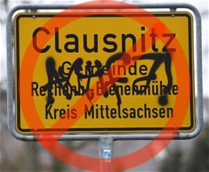 Clausnitz Ortsschild