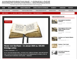 Ahnenforschung Rambow 1 – Auf den Spuren der Familien Rambow und Liesegang