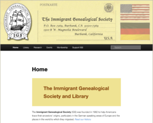 The Immigrant Genealogical Society and Library The Immigrant Genealogical Society and Library – The Immigrant Genealogical Society and Library