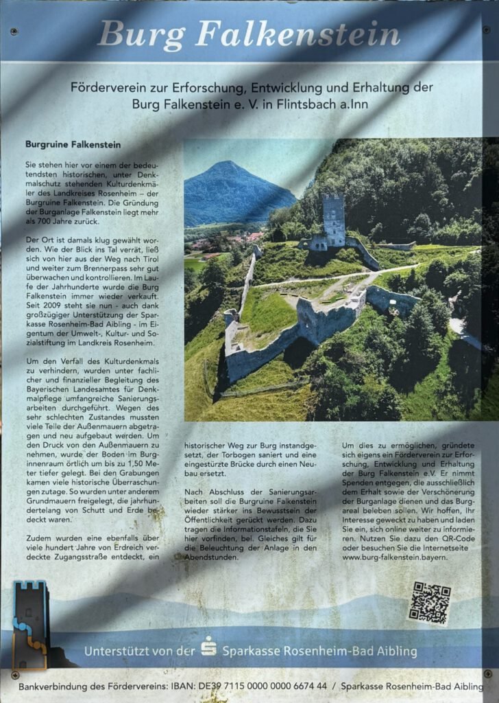 Burg Falkenstein Förderverein Burg Falkenstein Foerderverein – Burg Falkenstein in Flintsbach beschädigt